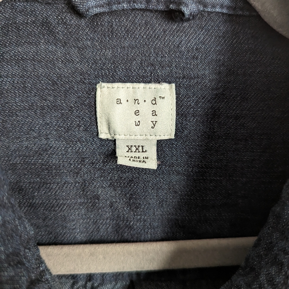 Dark Denim Button Up - Picture 3 of 7